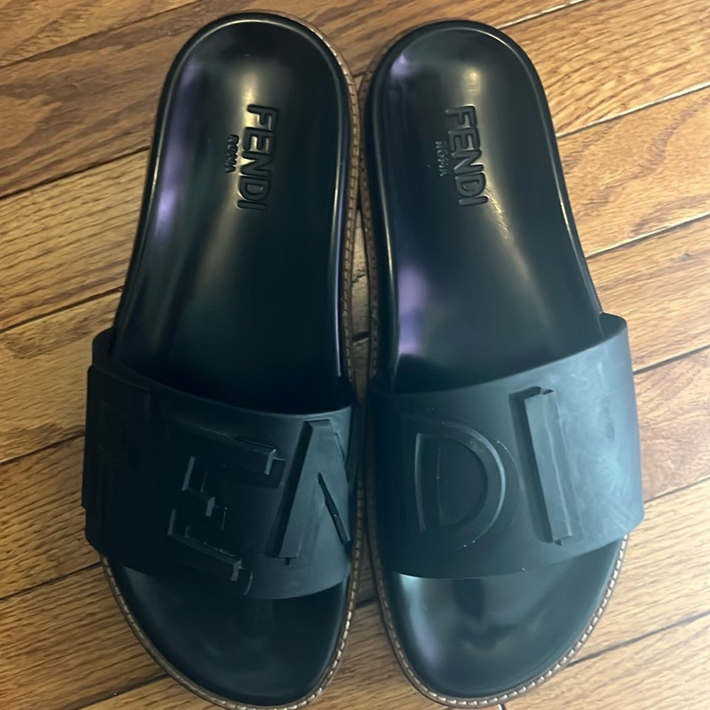 Authentic Men’s Fendi slides - Size 10